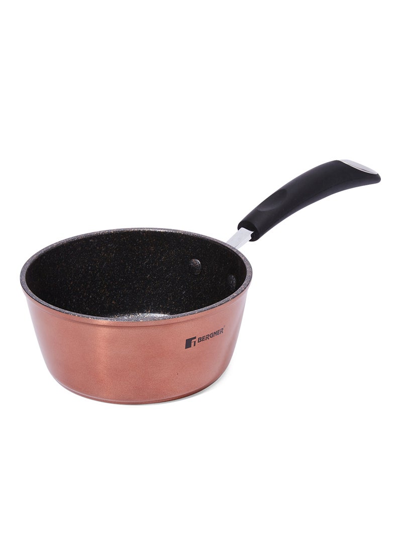 Pandora Forged Aluminium Induction Bottom Non-stick Saucepan Copper 16cm