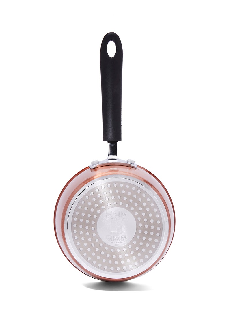 Pandora Forged Aluminium Induction Bottom Non-stick Saucepan Copper 16cm