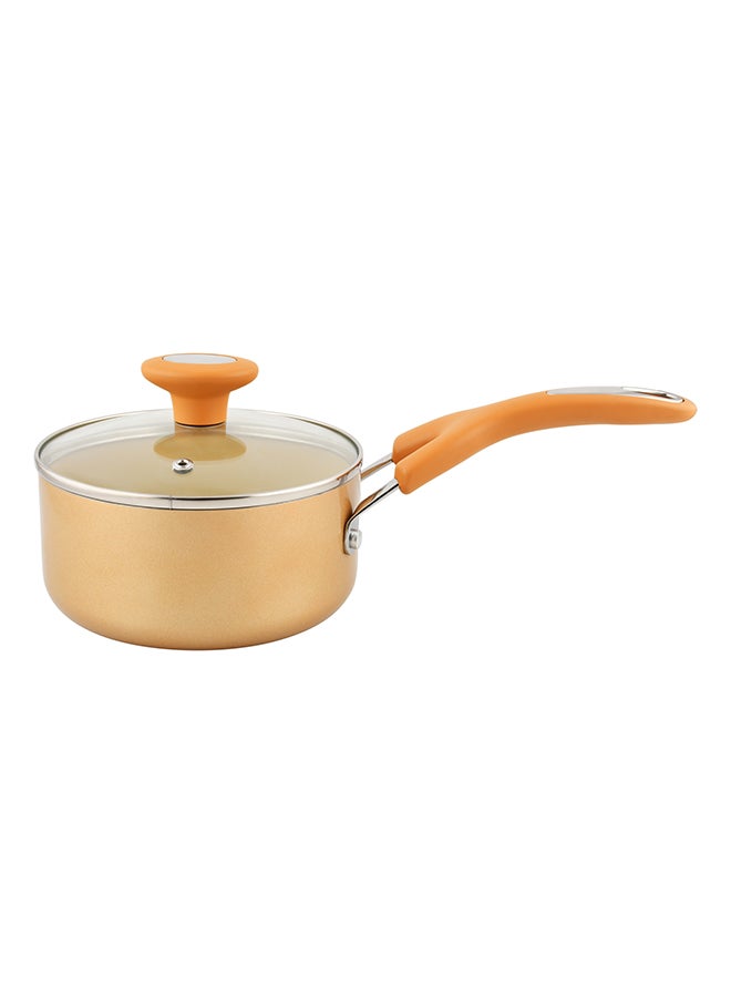 Saucepan Glass Lid -Cushion Smart Gold 16cm