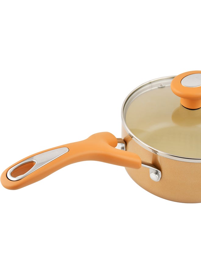 Saucepan Glass Lid -Cushion Smart Gold 16cm