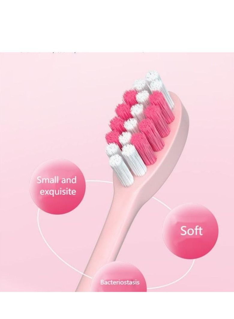 COOLBBAY Children's Electric Toothbrush Cute Cartoon Soft Bristles Electric Toothbrush Smart Timing Sonic Electric Toothbrush Blue