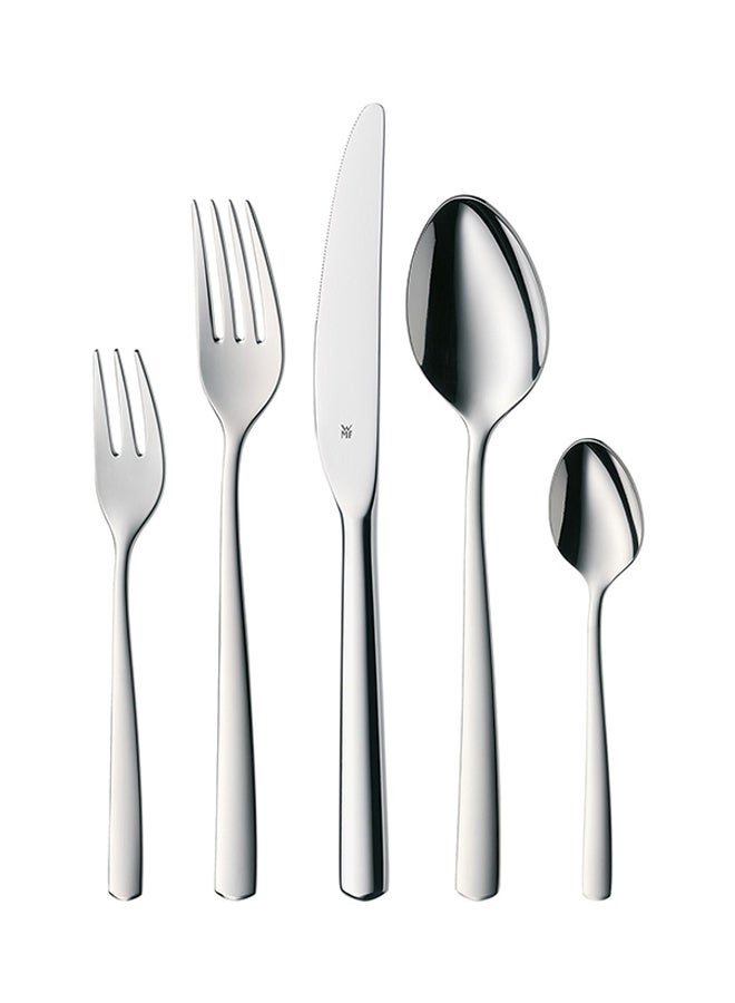 30-Piece Boston Cutlery Set Silver