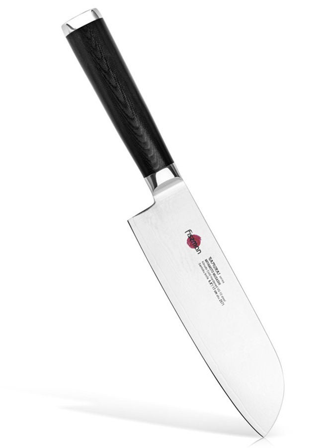 Santoku Knife 6.8inch SAMURAI MUSASHI 17cm (Steel DAMASCUS)