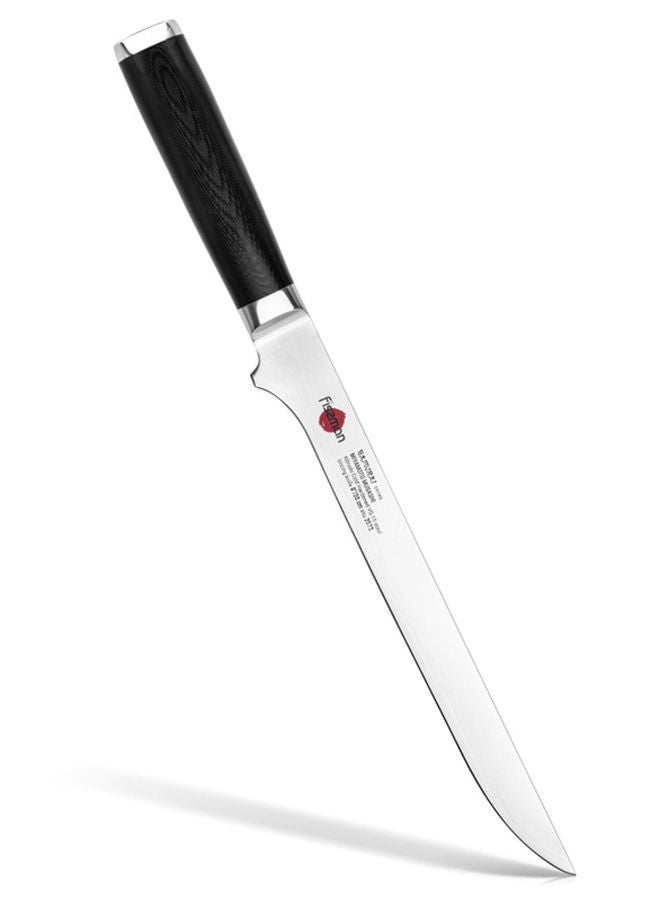 Slicing Knife 8inch SAMURAI MUSASHI 20cm (Steel DAMASCUS)