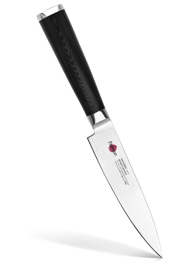 Utility Knife 4.5inch SAMURAI MUSASHI Series 11cm (Steel DAMASCUS)