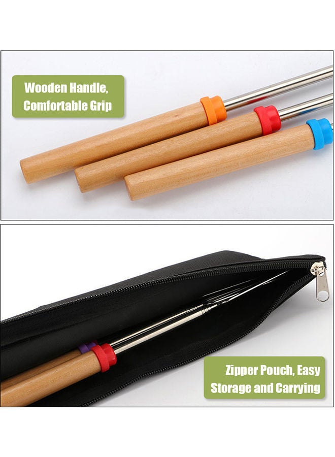8-Piece Barbecue Forks Multicolour 0.365kg