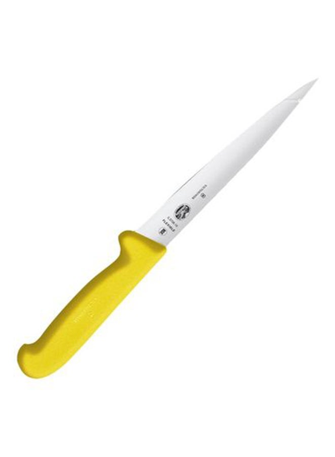 Fibrox Filleting Knife Yellow/Silver