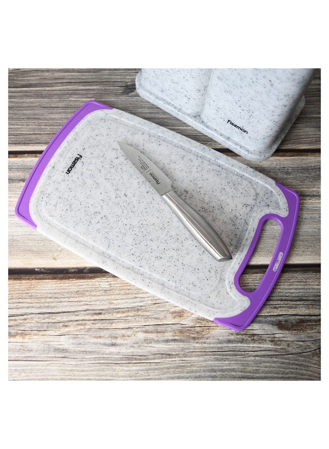 Kitchen Knife And Utensil Organizer 21.5x13.2x23cm With Cutting Board 33x20x0.6cm Plastic