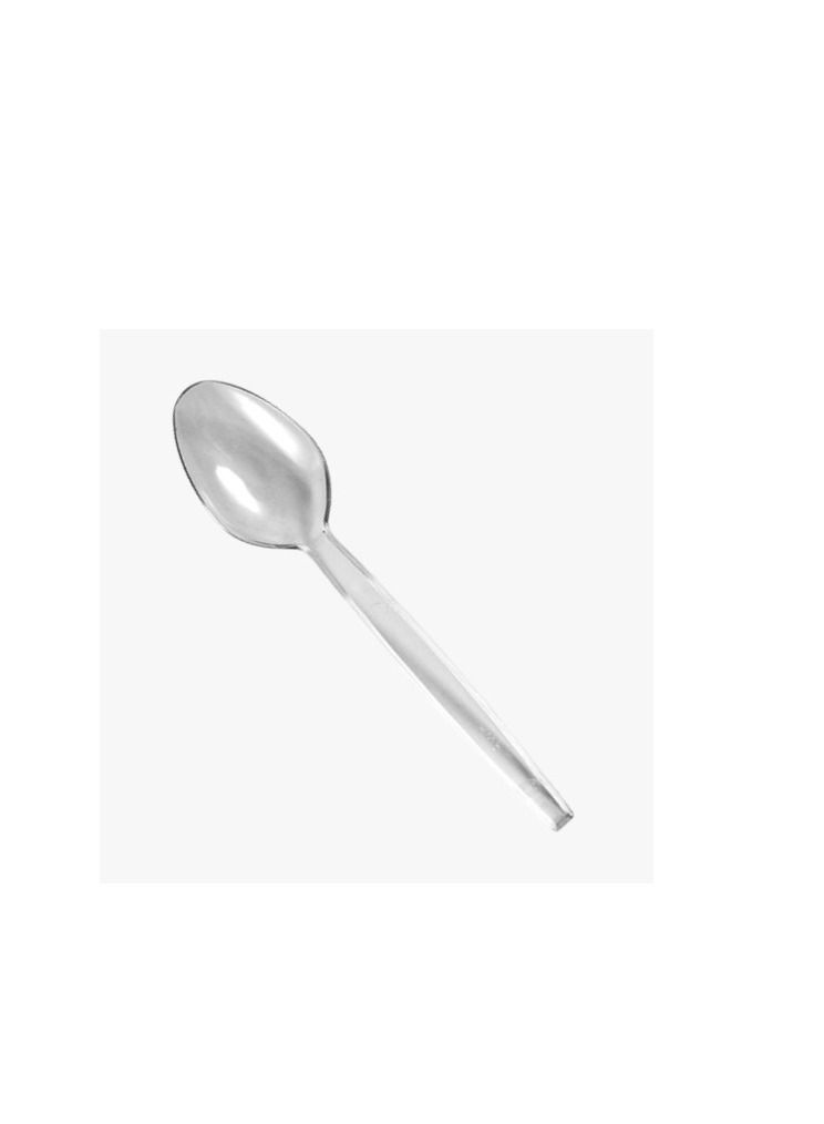 Plastic Table Spoon HD Clear (1 Pack x 1000 Pieces)