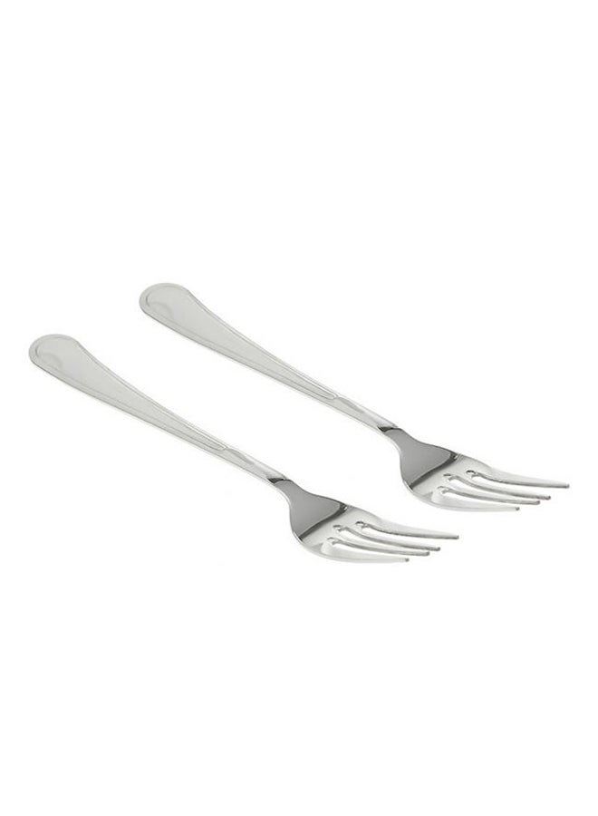 Set Of 2 Table Forks Silver
