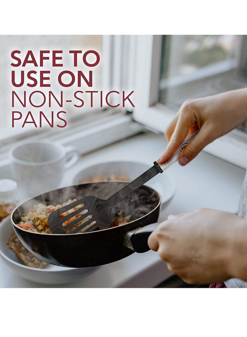 Kitchen Utensil Set 24 Nylon and Stainless Steel Utensil Set Non-Stick and Heat Resistant Cooking Utensils Set Best Kitchen Tools, Useful Pots and Pans Accessories and Kitchen Gadgets