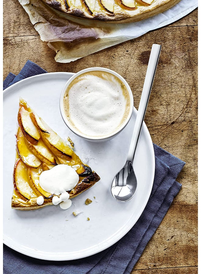6-Piece Nuova Coffee Spoon Set Silver