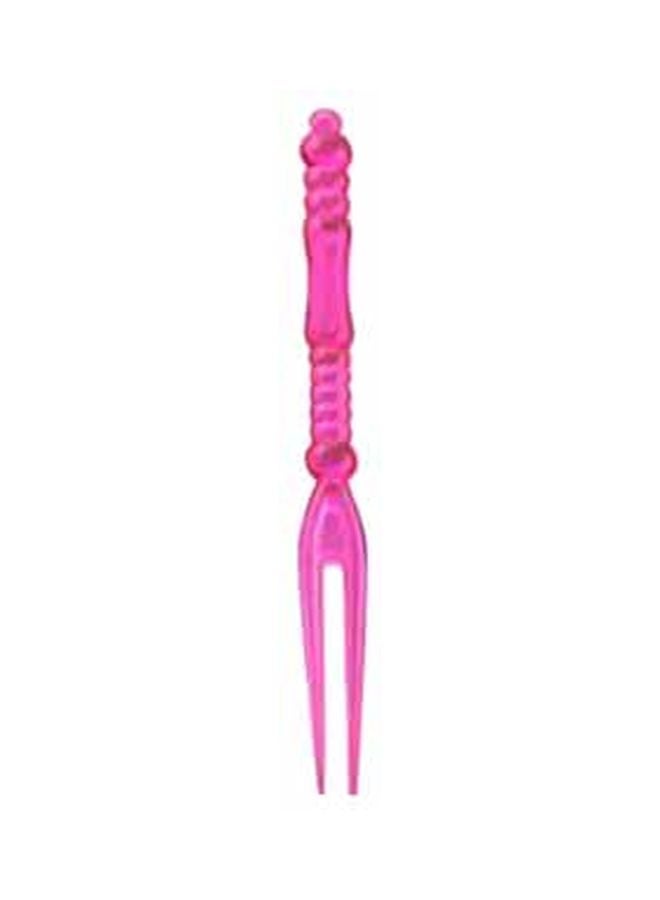 50-Piece Disposable Fork Set Pink