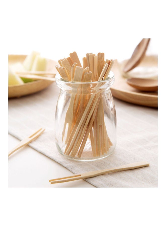 Blunt End Toothpicks Beige