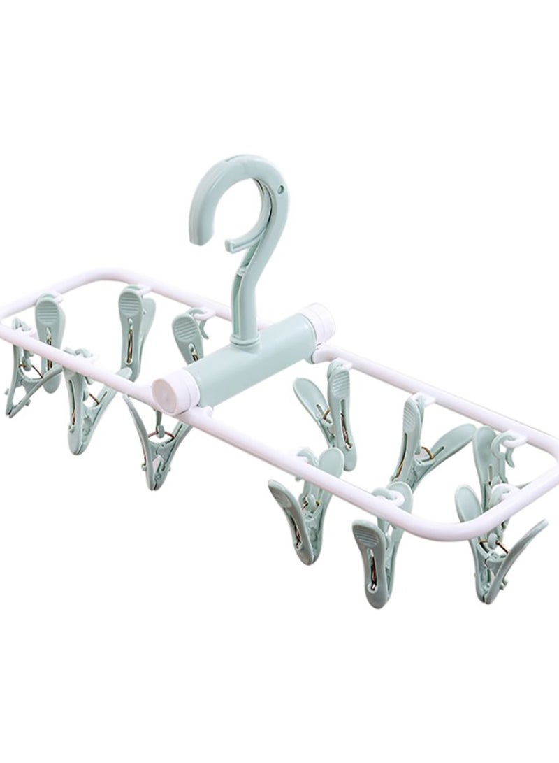 12-Piece Folding Hanger Set Multicolour - Assorted 200grams