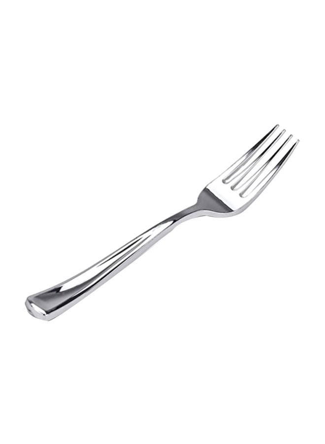 600-Piece Disposable Fork Set Silver