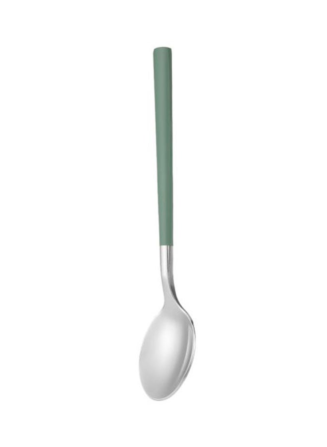 Stainless Steel Spoon Green/Silver 14.8x2.8cm