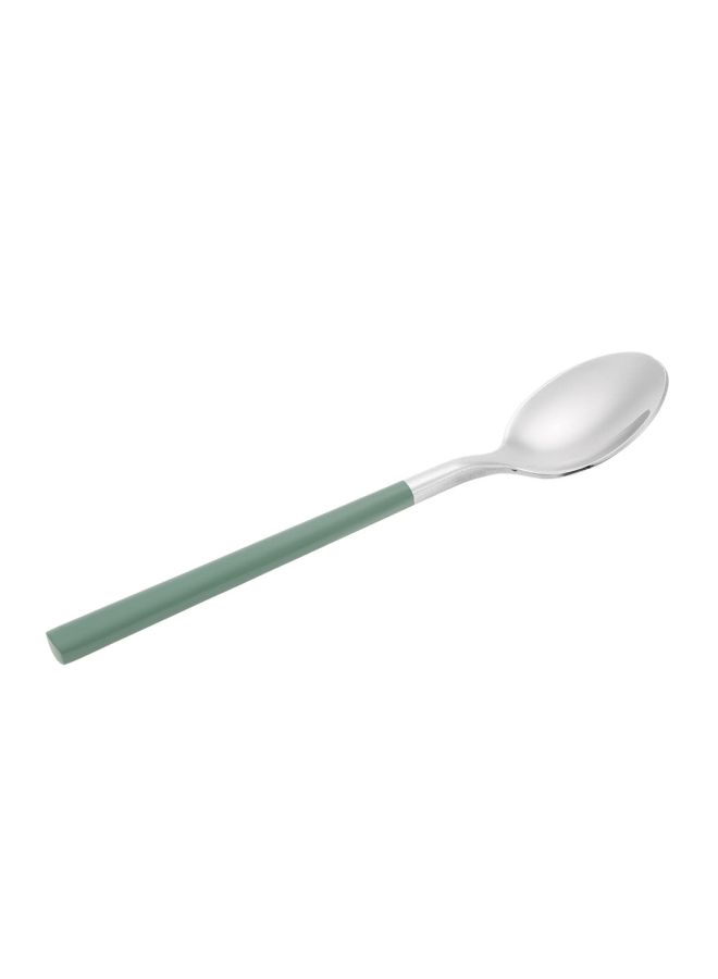 Stainless Steel Spoon Green/Silver 14.8x2.8cm
