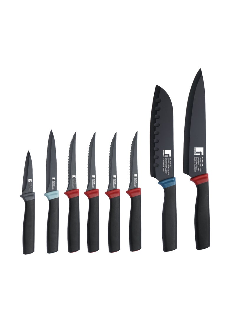 Ion 8Pc Stainless Steel Knife set