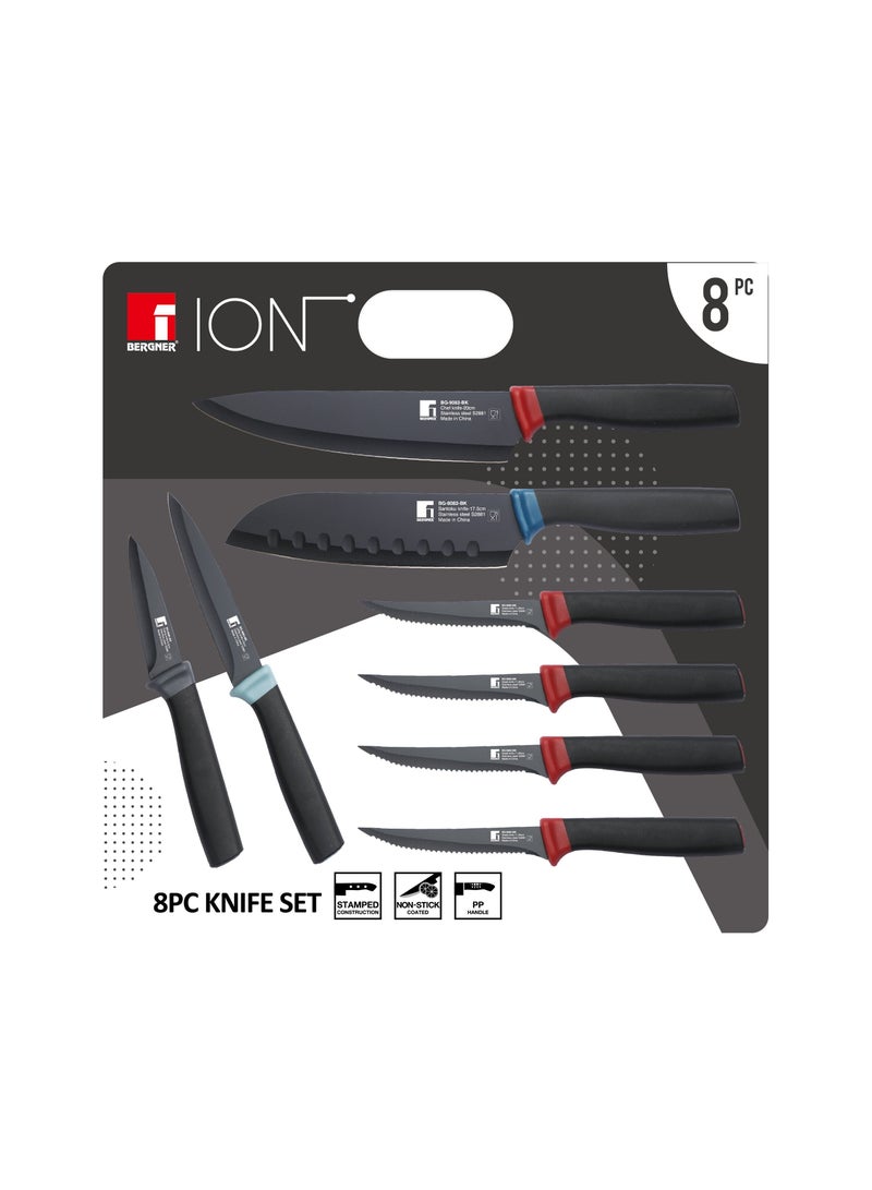 Ion 8Pc Stainless Steel Knife set