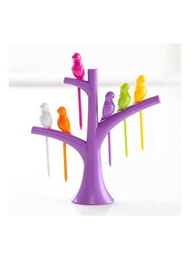 Birdie Fruit Fork Birds On The Tree Birds Fruit Forks Fruit Picks Kitchen Access Multicolour