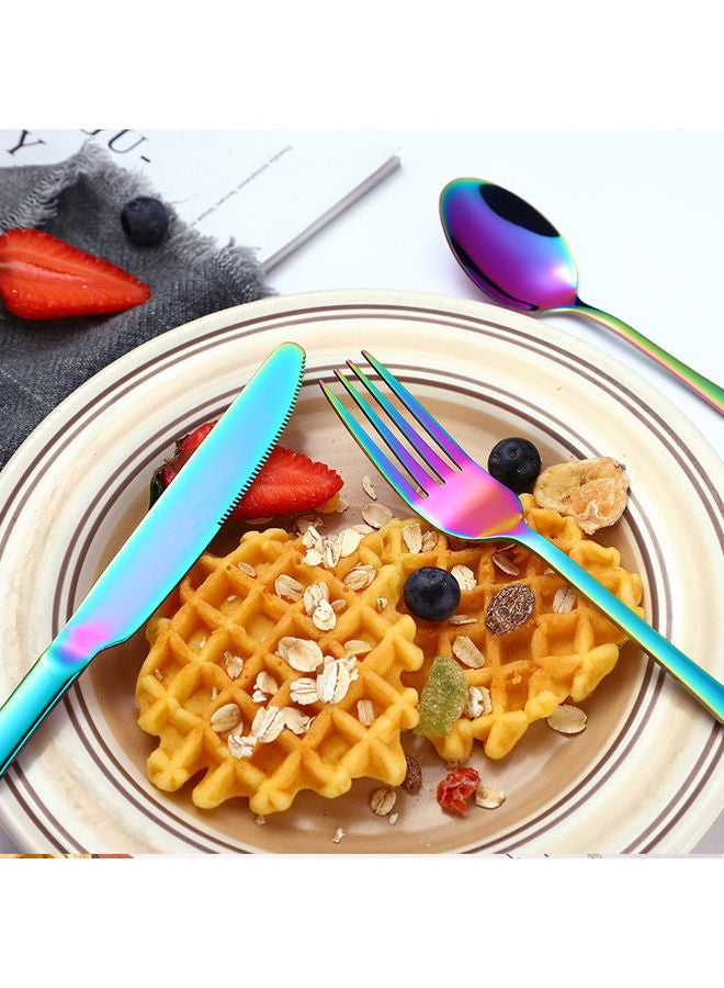 24-Piece Cutlery Set Gold