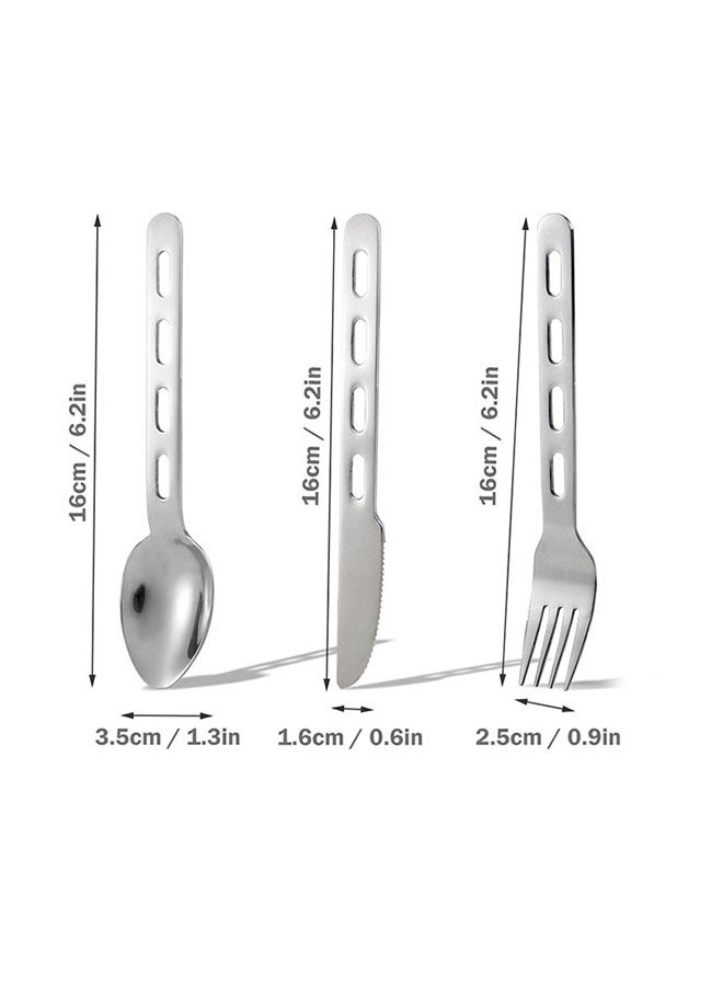 Stainless Steel Flatware Kit Pocket Fork Set