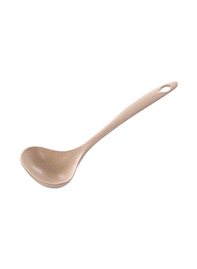Wheat Straw Spoon With Long Handle Brown