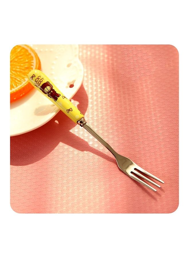 Creative Cute Stainless Steel Fruit Fork Multicolour