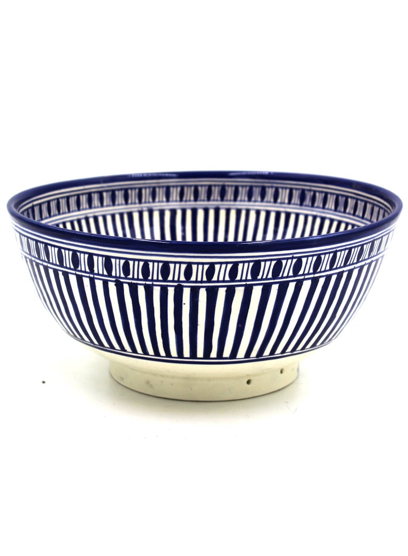 MOROCCAN HANDMADE HANDPAINTED DISPLAY BOWL -35CM-MO231I