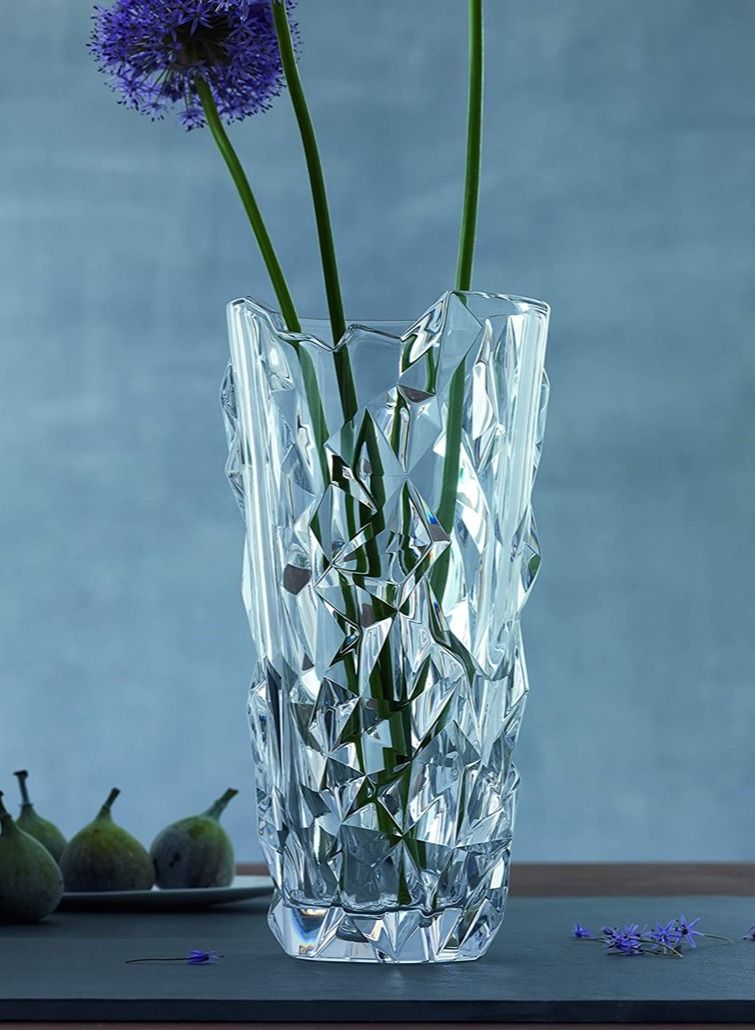 Sculpture Crystal Vase 33cm