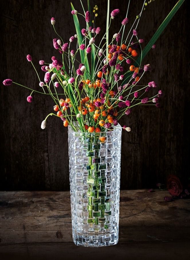 Bossa Nova Crystal Vase 28cm
