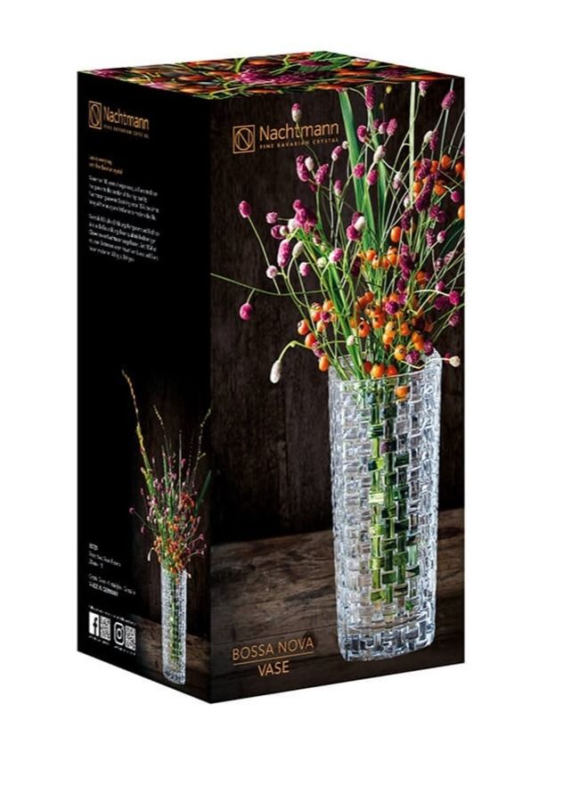 Bossa Nova Crystal Vase 28cm