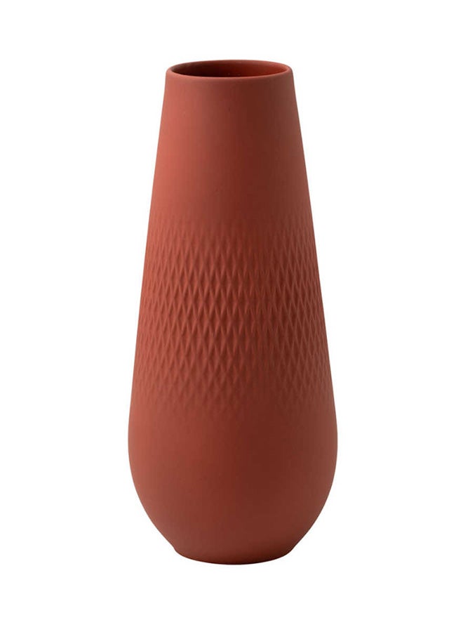 Porcelain Vase Copper 11.5x11.5x26cm