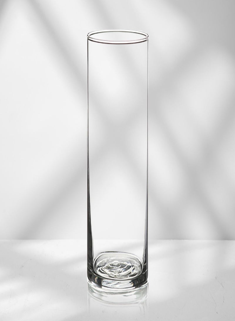 Cylinder Glass Vase - Clear 15*100, A beautiful choice for flower arrangements