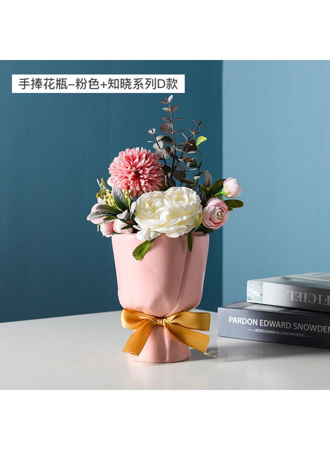 Ceramic Flower Vase Pink