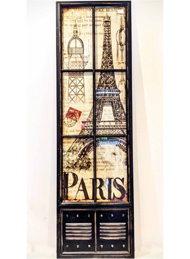 GLASS WALL PLAQUE PARIS