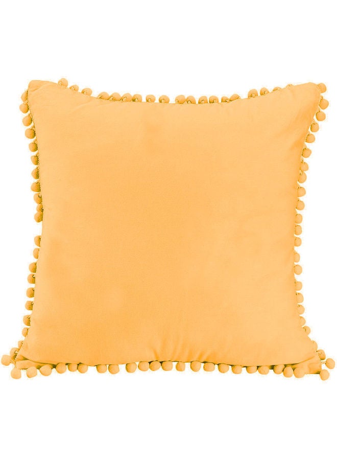 Printed Pillow Cushion Cover Yellow