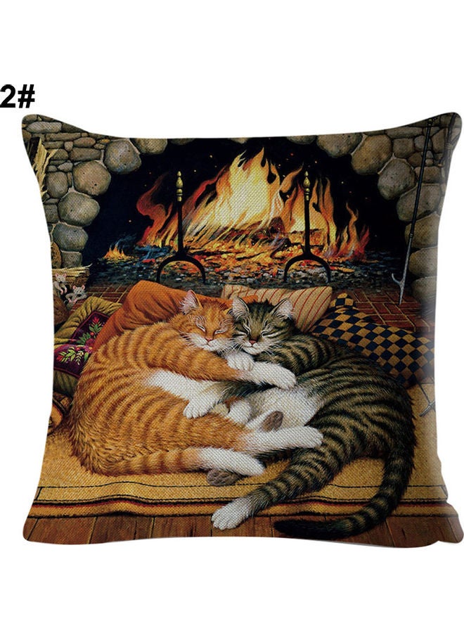 Printed Pillow Cushion Cover Multicolour