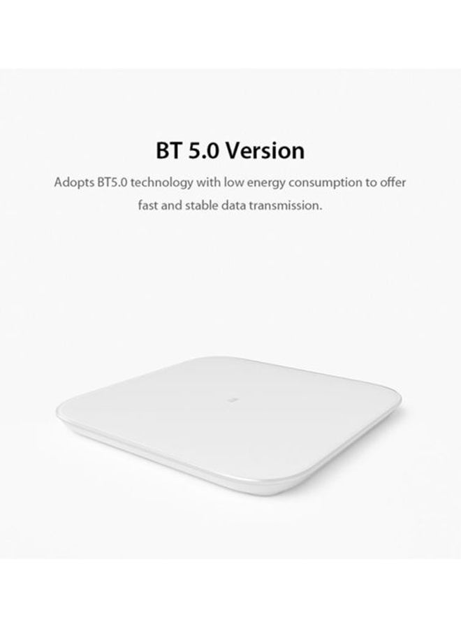 LED Display Digital Fitness Scale White