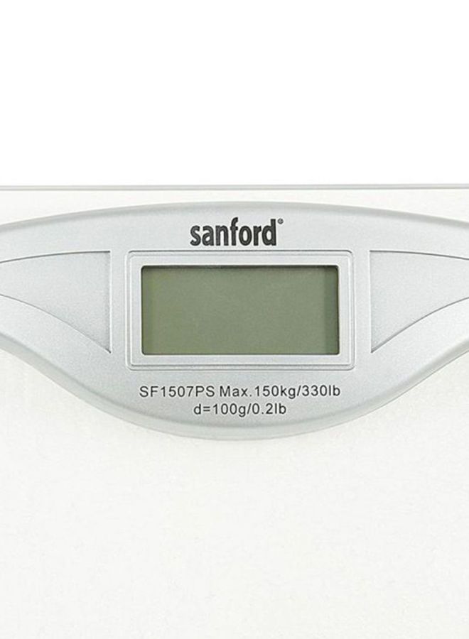 Glass Electronic Personal Scale Clear/Silver