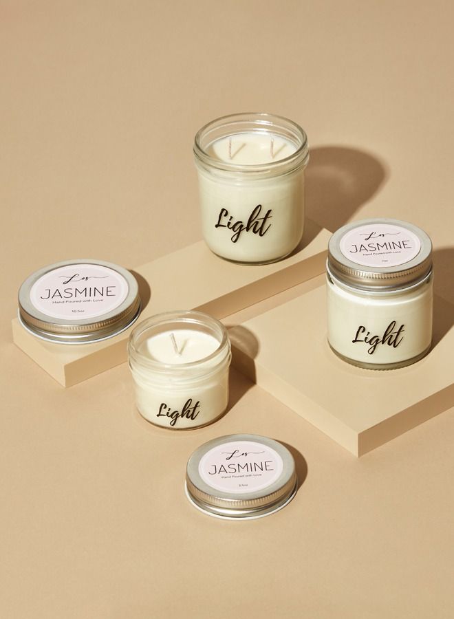 Light Within Jasmine Soy Wax Candle 300 ml