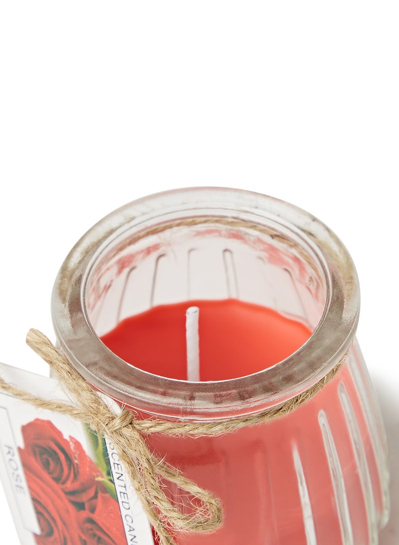 12-Piece Luxury Jar Scented Candle Set Red/White 7 x 5.5cm