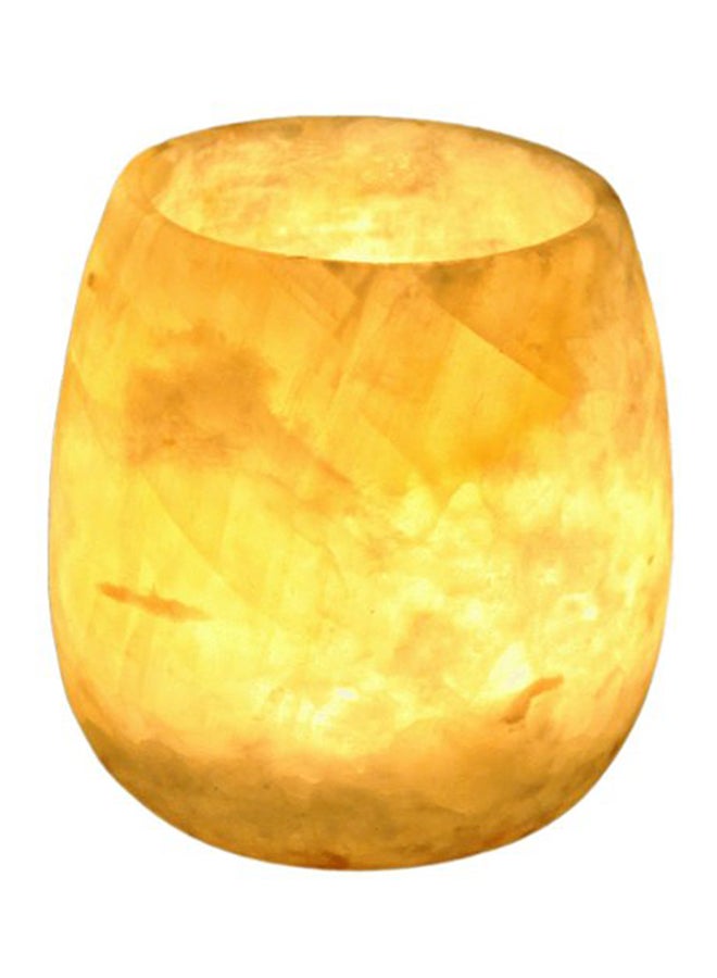 Alabaster Stone Hand Carved Candle Holder White