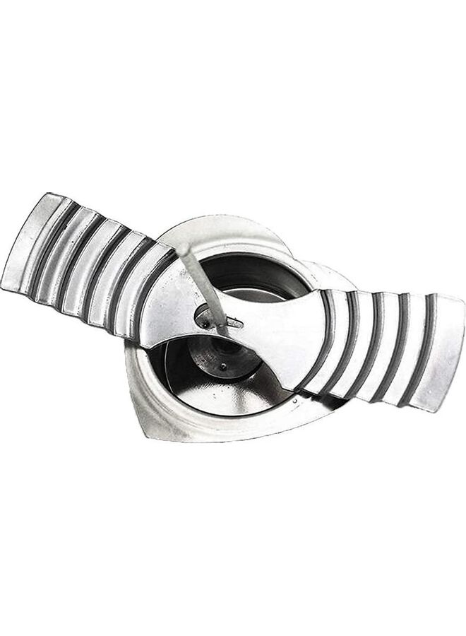 8-Piece Candle Wick Holder Set Silver One Size