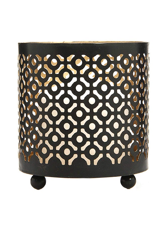 Votive Tea Light Candle Holder Black 6.18x5.98x5.98inch