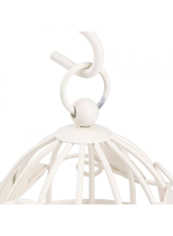 Vintage Candle Holder White 22x12cm