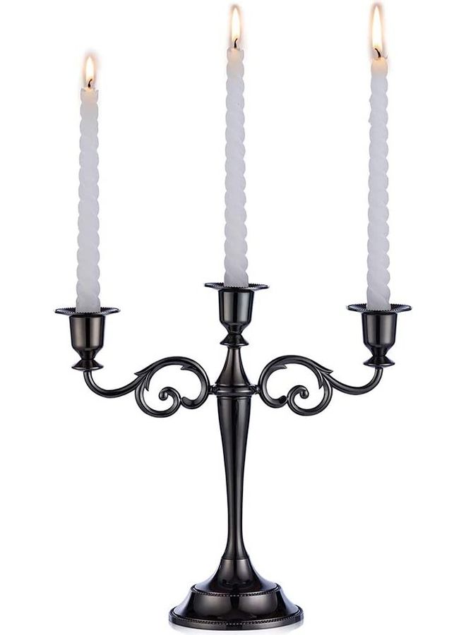 Candle Holder Black One Size