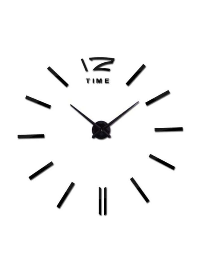 Decorative Wall Clock Black 15x10x4.5cm
