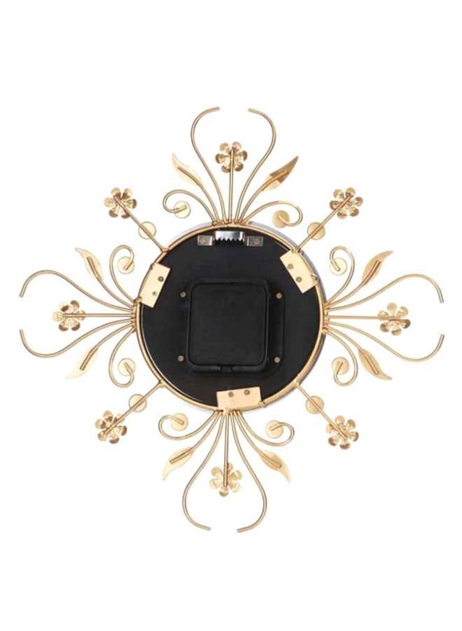 Modelling Drilled Fashion Wall Clock Gold
